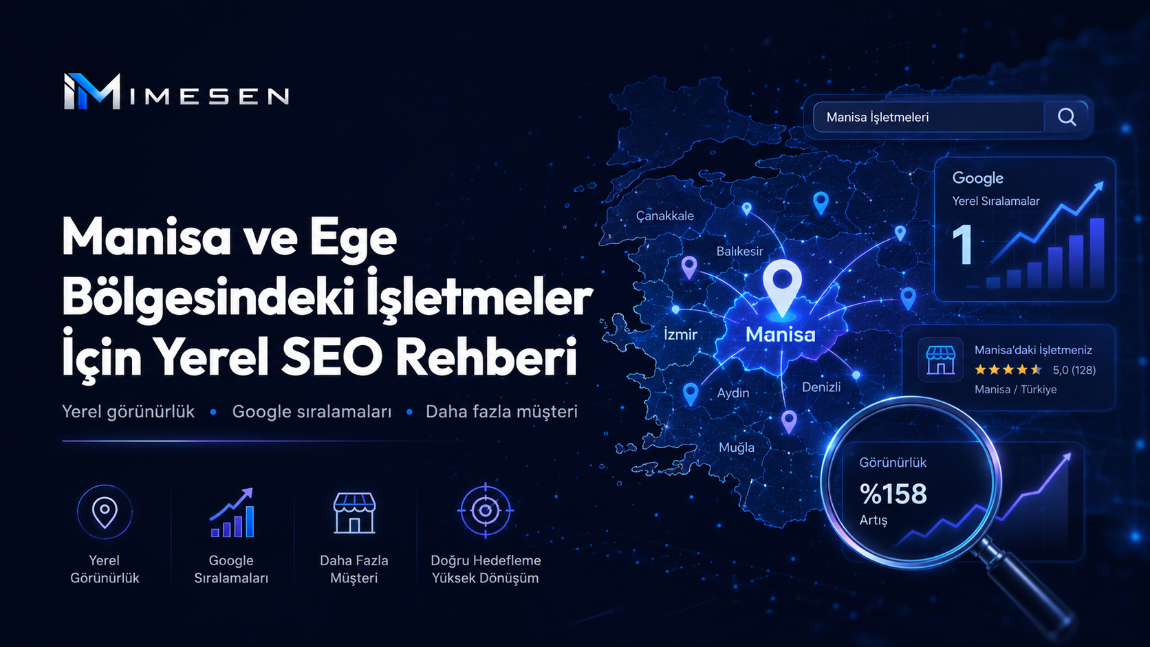 Manisa ve Ege Bölgesindeki İşletmeler İçin Yerel SEO Rehberi