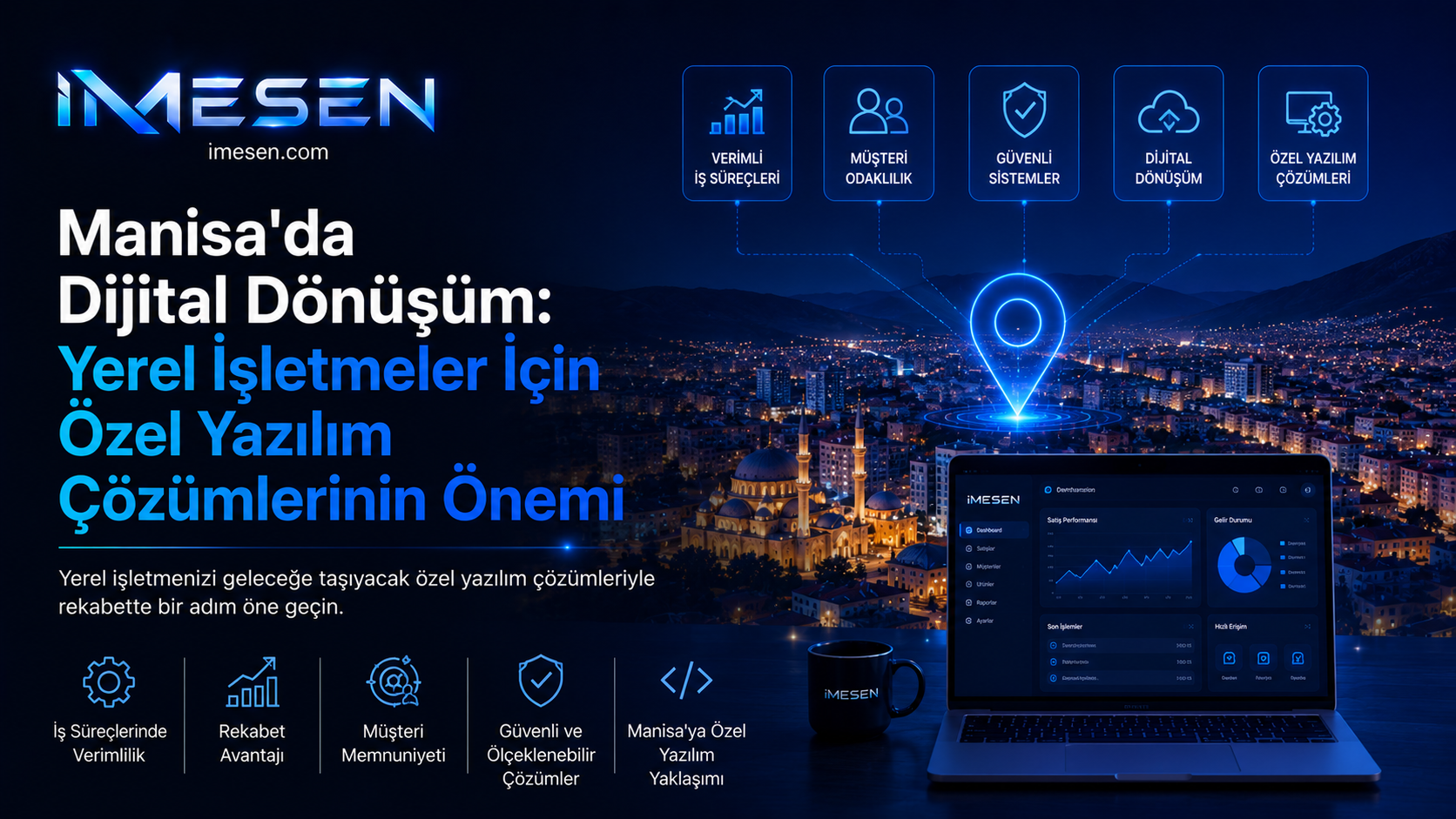 Manisada Dijital Dönüşüm: Yerel İşletmeler İçin Özel Yazılım Çözümlerinin Önemi